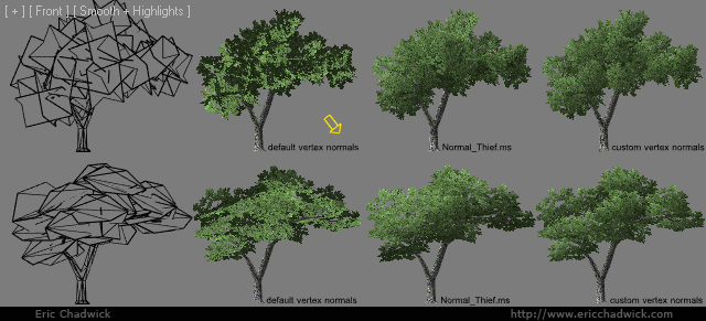 Tree Normals Comparison