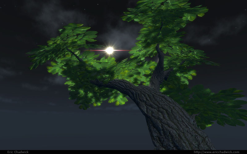 Tree Light-Scattering Test